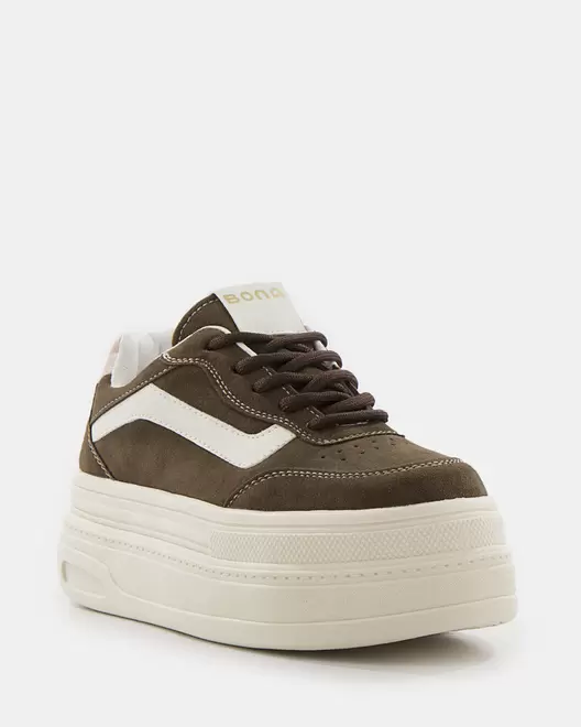 Tenis Plataforma Chunky - CAFE