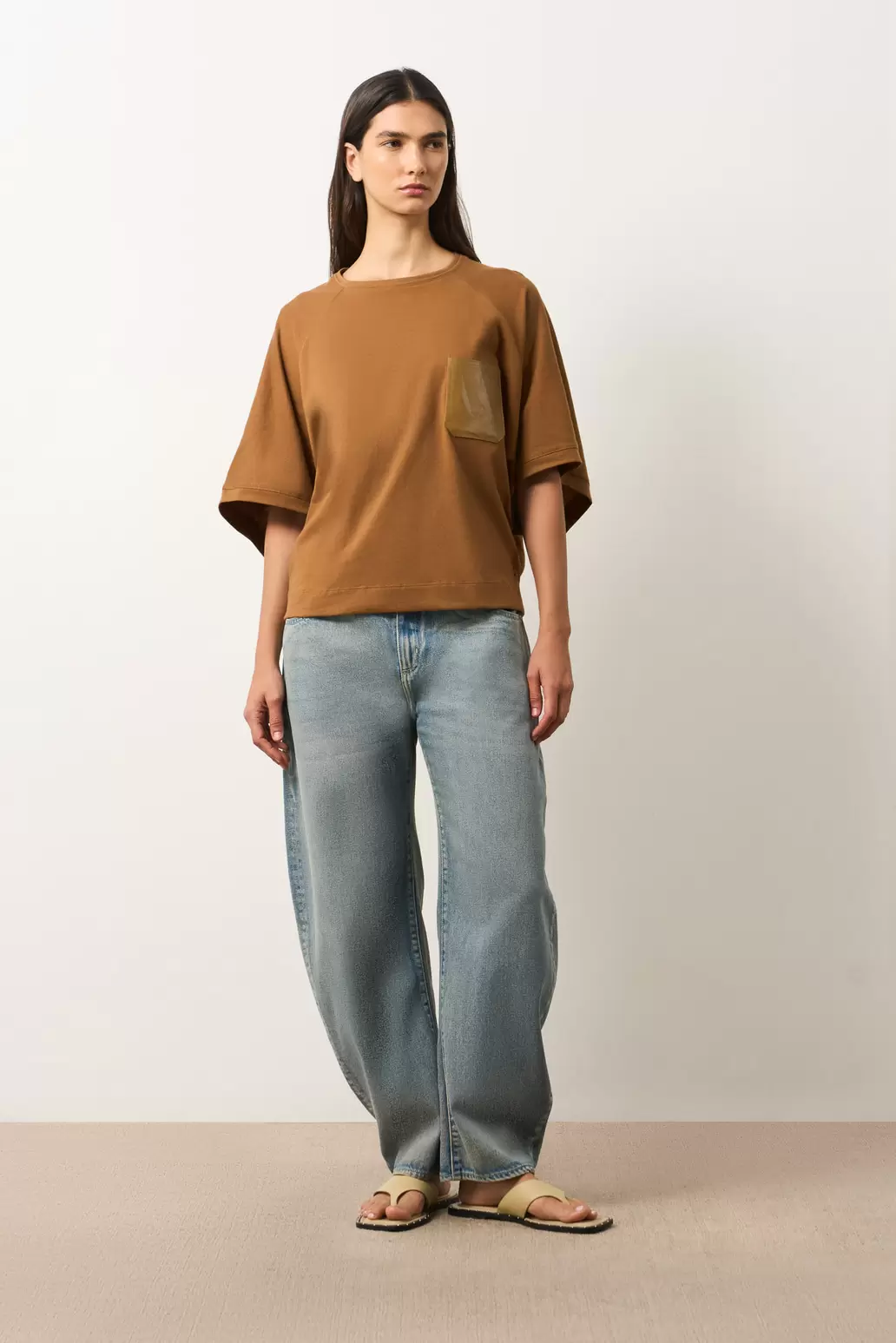 Camiseta Ópalo para mujer manga ranglan