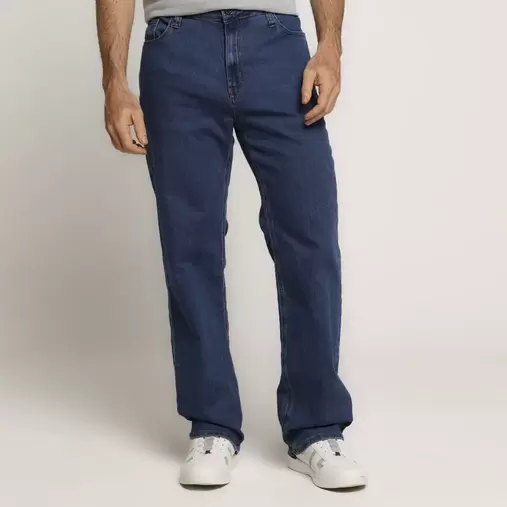 Jean 5 Bolsillos Hombre Recto de Algodón Newport