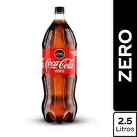 Gaseosa Coca Cola ZERO botella familiar (2500  ml)