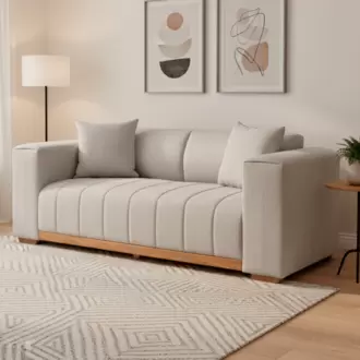 Sofá 2 Puestos Hilana-beige