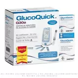 Oferta Tiras Glucoquick 50 + Glucometro G30A + Lancetas 50