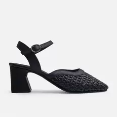 Tacones calista de sintético para mujer - Negro