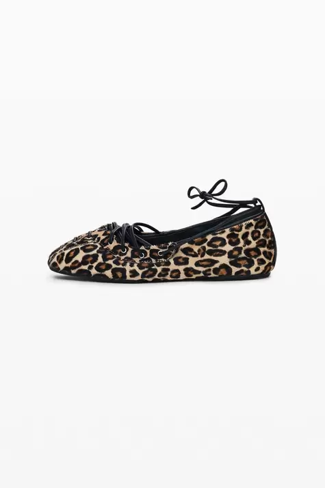 Bailarina print piel
