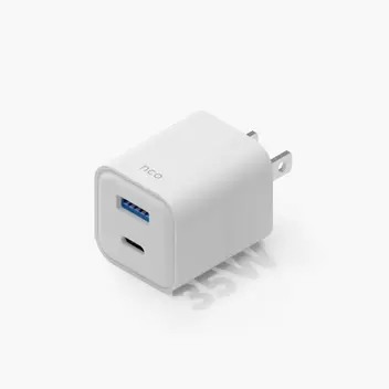 Cargador de Pared NCO PowerPlug Mini 35W USB-A + USB-C - Blanco
