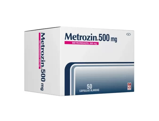 Metrozin 500 mg 50 Cápsulas