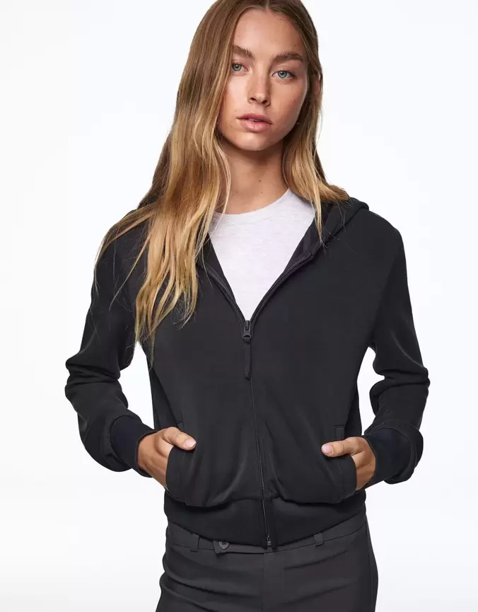 Sudadera capucha cremallera