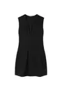 Vestido corto escote en pico