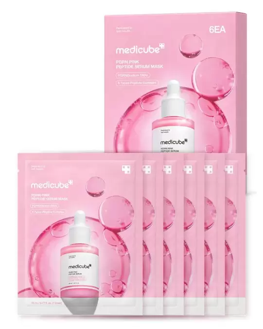 Mascarilla Medicube PDRN Pink Peptide Serum Mask x 6