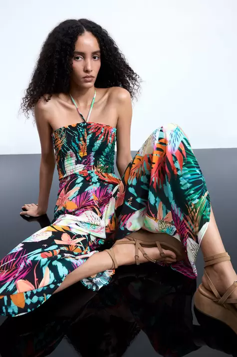 Mono estampado tropical