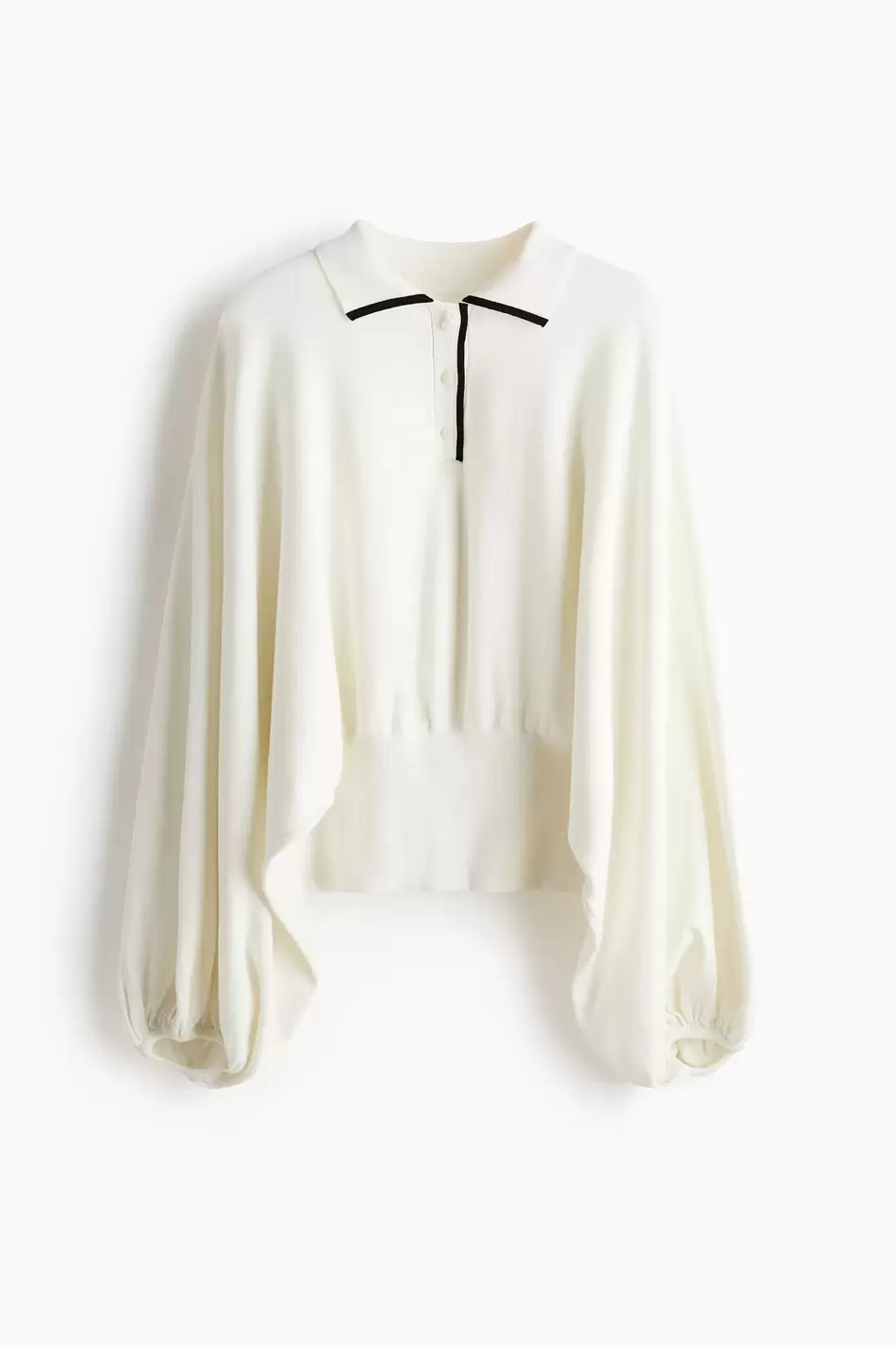 Saco estilo polo con mangas murciélago