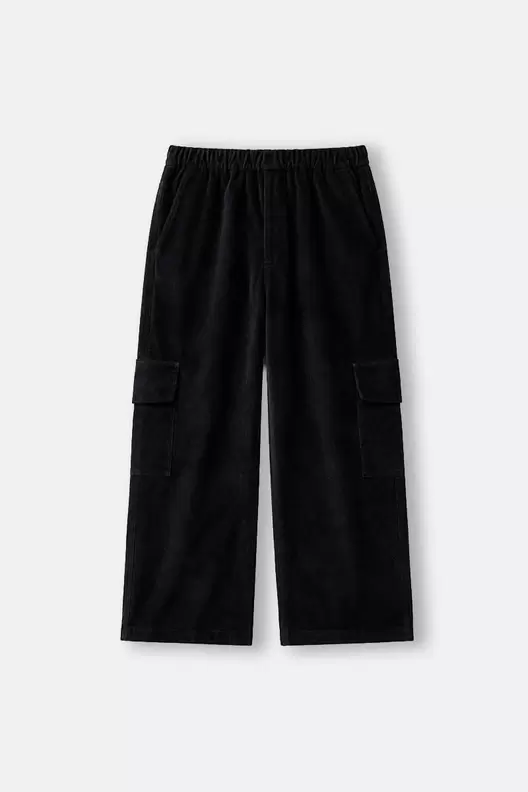Pantalón cargo wide leg para niña