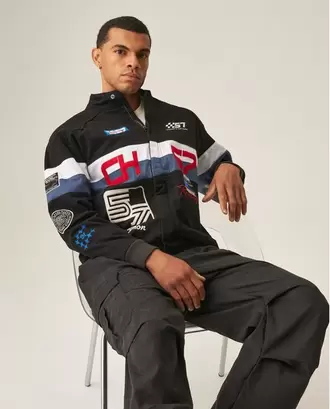 Chaqueta Bomber Racing para Hombre