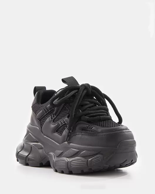 Tenis de plataforma Nébula - NEGRO