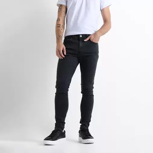 Jean 5 Bolsillos Hombre Skinny de Algodón Largo 32 Bearcliff