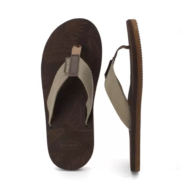 Solimar Sandalias Hombre UZ2568 Café