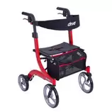 Caminador Plegable Drive Nitro Rojo