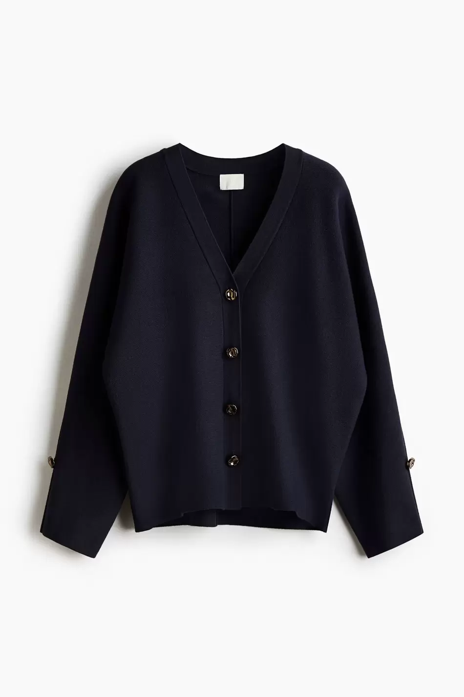 Saco cárdigan oversize con cuello en V