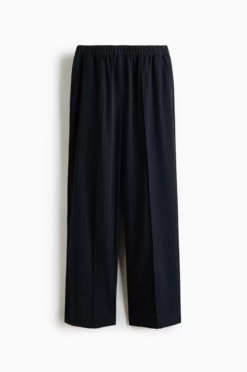 Pantalón de corte holgado con cintura elástica