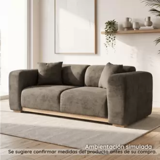 Sofa 3 Puestos Pure/verde