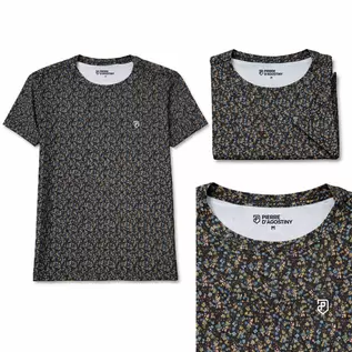 Camiseta Barranquilla Flores (amarillo)