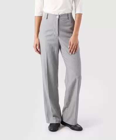 Pantalón Bota Ancha Tiro Alto Para Mujer