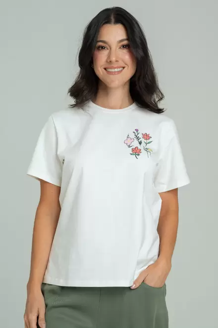 CAMISETA FLORA