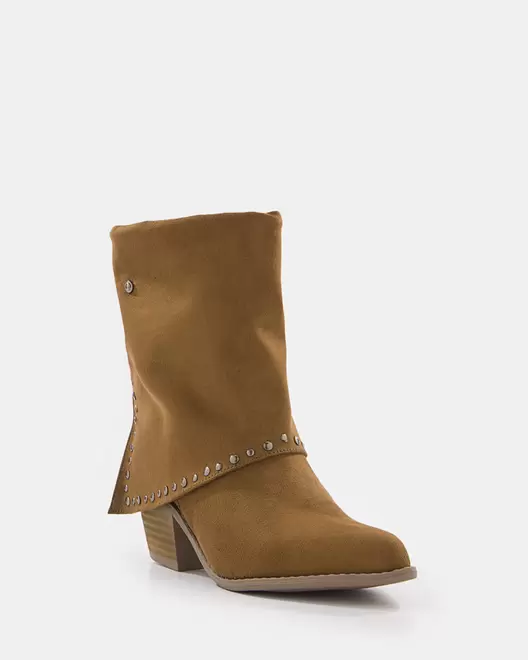 Botas Dakota de tacón bloque - MIEL