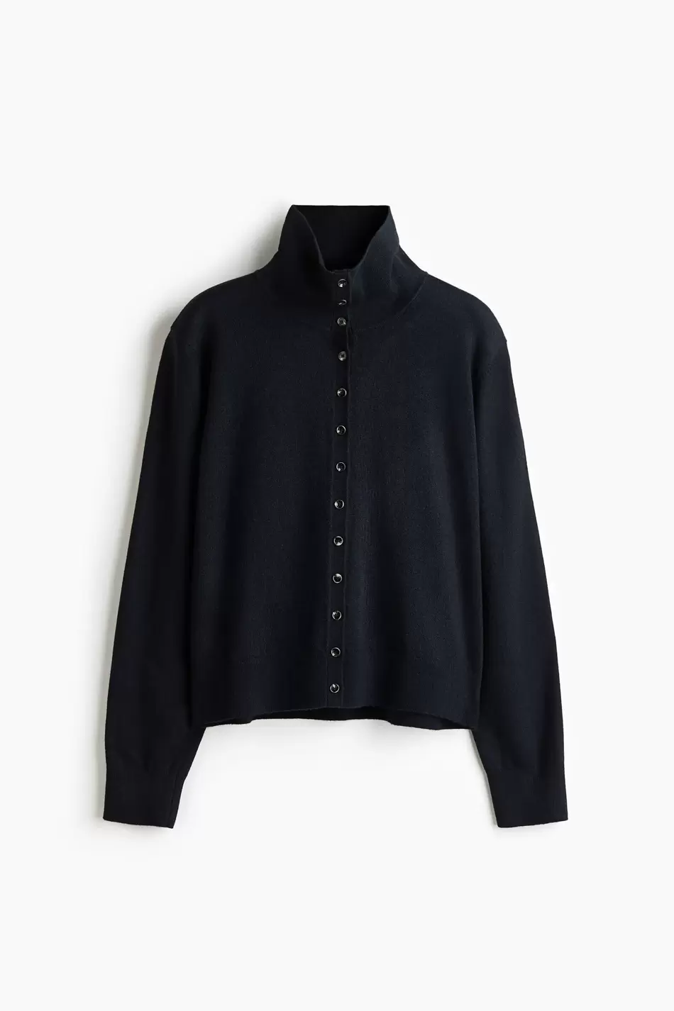 Turtleneck cardigan