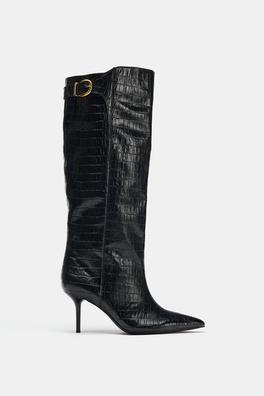 BOTA TACÓN ESTAMPADA