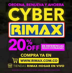 Catálogo Rimax | Cyber Rimax | 2025-08-12T00:00:00.000Z - 2025-08-16T00:00:00.000Z