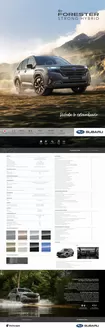 Catálogo Subaru | Ficha Técnica Forester Strong Hybrid | 2025-09-23T00:00:00.000Z - 2025-12-31T00:00:00.000Z