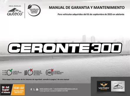 Catálogo Kymco en Neiva | Ceronte 300 | 2025-09-30T00:00:00.000Z - 2025-11-30T00:00:00.000Z