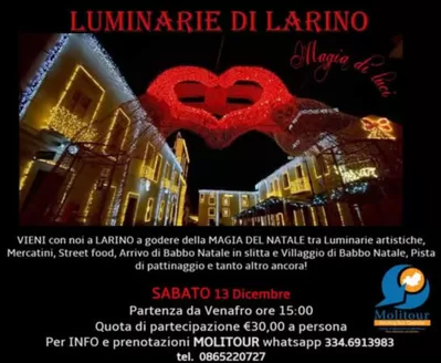Catálogo Molitur en Santa Marta | Luminarie di Larino | 2025-10-01T00:00:00.000Z - 2025-12-13T00:00:00.000Z