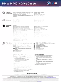 Catálogo BMW en Cúcuta | M440i-xDrive-Coupé-LCI-2025 | 2025-10-06T00:00:00.000Z - 2025-12-31T00:00:00.000Z
