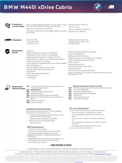 Catálogo BMW en Cúcuta | M440i-xDrive-Cabrio-LCI-2025 | 2025-10-06T00:00:00.000Z - 2025-12-31T00:00:00.000Z