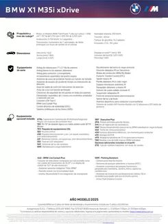 Catálogo BMW en Cúcuta | X1-M35i-XDrive-2025 | 2025-10-06T00:00:00.000Z - 2025-12-31T00:00:00.000Z