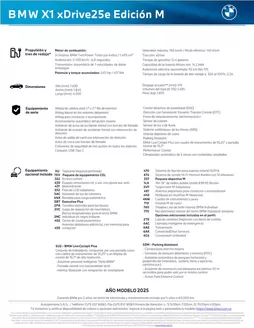 Catálogo BMW en Cúcuta | X1-xDrive25e-Edición-M-2025 | 2025-10-06T00:00:00.000Z - 2025-12-31T00:00:00.000Z