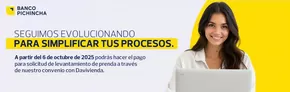 Catálogo Banco Pichincha en Cartagena | Para simplificar tus procesos | 2025-10-27T00:00:00.000Z - 2025-12-31T00:00:00.000Z