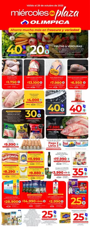 Catálogo Olímpica en Cartago | Gangas y ofertas actuales | 2025-10-29T00:00:00.000Z - 2025-11-12T00:00:00.000Z