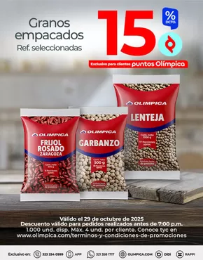 Catálogo Olímpica en Cartago | Nuestras mejores gangas | 2025-10-29T00:00:00.000Z - 2025-11-12T00:00:00.000Z