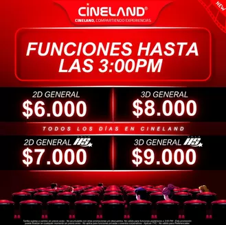 Catálogo Cineland en Bogotá | Promociones Cineland | 2025-11-04T00:00:00.000Z - 2025-11-27T00:00:00.000Z