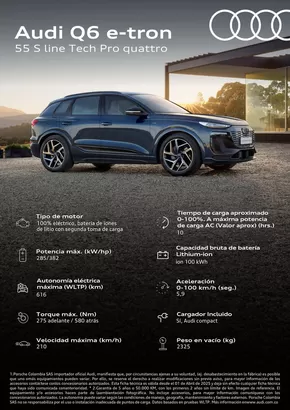 Catálogo Audi en Medellín | AUDI Q6 E TRON 55 S LINE TECH PRO QUATTRO (1) compressed | 2025-11-07T00:00:00.000Z - 2025-11-21T00:00:00.000Z