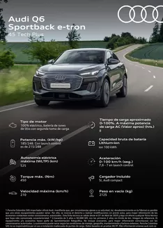 Catálogo Audi | AUDI Q6 SB E TRON 55 S LINE TECH PRO QUATTRO compressed | 2025-11-07T00:00:00.000Z - 2025-11-21T00:00:00.000Z