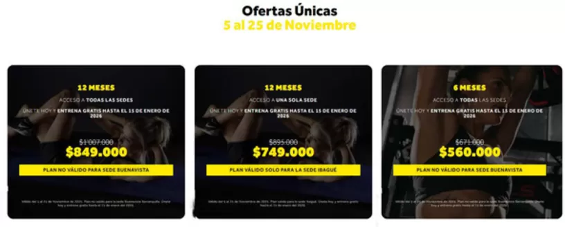 Catálogo Spinning Center en Valledupar | Ofertas Únicas 5 al 25 de Noviembre | 2025-11-07T00:00:00.000Z - 2025-11-25T00:00:00.000Z