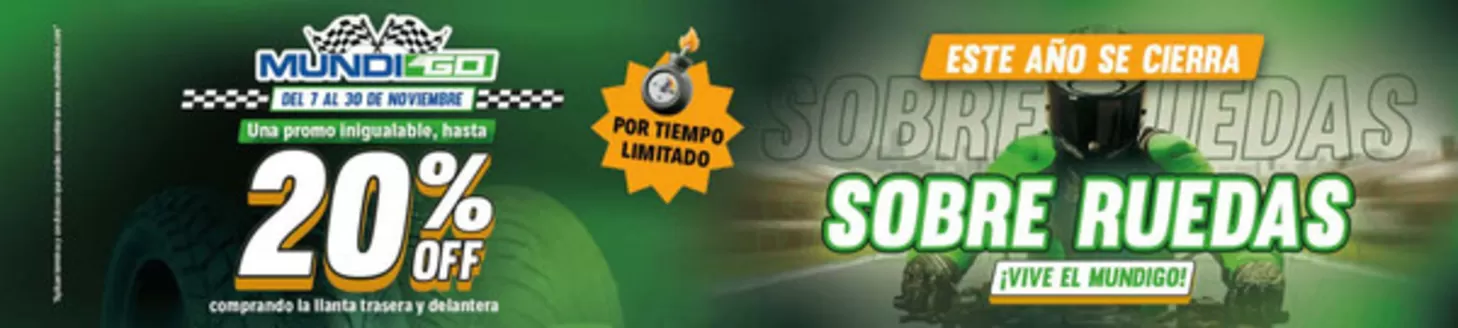 Catálogo Mundimotos en Medellín | Un Prom Inigualable, Hasta 20%Dto | 2025-11-10T00:00:00.000Z - 2025-11-30T00:00:00.000Z