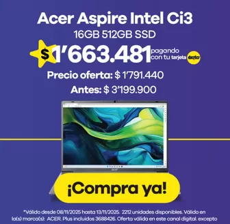 Catálogo Éxito en La Ceja | Ofertas principales para todos los clientes | 2025-11-08T00:00:00.000Z - 2025-11-13T00:00:00.000Z