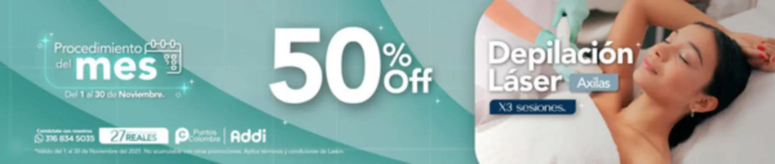 Catálogo Laskin en Bogotá | Procedimiento del MES hasta 50% OFF | 2025-11-11T00:00:00.000Z - 2025-11-30T00:00:00.000Z