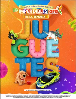 Catálogo Ara en Bogotá | Catalogo Los Imperdibles de la semana JUGUETES | 2025-11-11T00:00:00.000Z - 2025-11-12T00:00:00.000Z