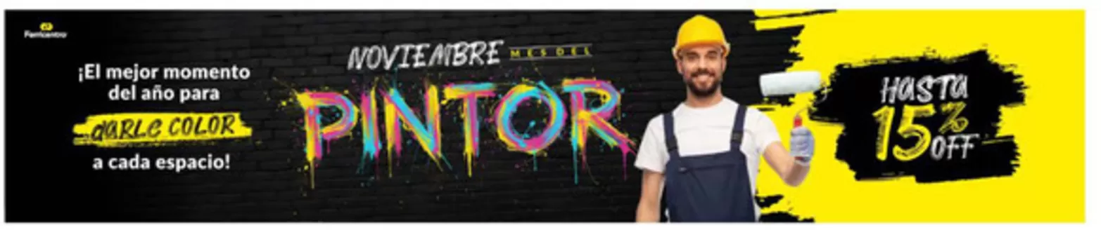 Catálogo Ferricentro en Barranquilla | Noviembre Pintor Hasta 15% OFF | 2025-11-12T00:00:00.000Z - 2025-11-30T00:00:00.000Z